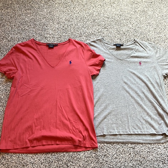 POLO SPORT V NECK TEES - Picture 4 of 4